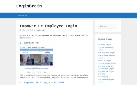 empower hr employee login - LoginBrain