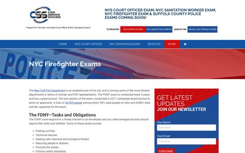 NYC Firefighter Exams - Civil Service Success