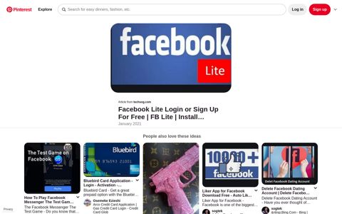 Facebook Lite Login or Sign Up For Free | FB Lite | TechSog ...