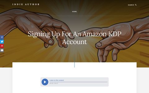 Signing Up For An Amazon KDP Account - Indie Author