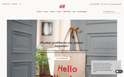 H&M Mitgliedschaft | Anmelden und Vorteile nutzen