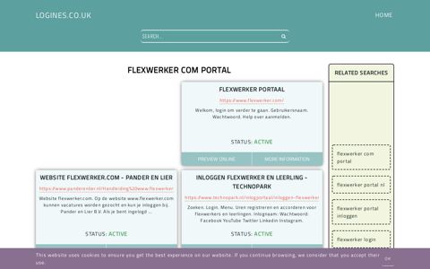 flexwerker com portal - General Information about Login