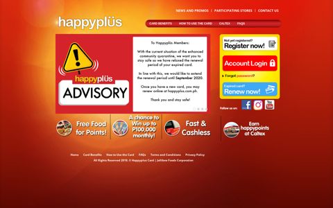 happyplus | cashless payment with rewards!