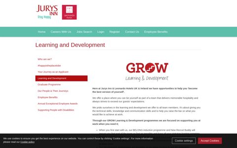 Learning and Development | Careers at Jurys Inn & Leonardo ...