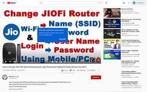 How to Change JIOFI WiFi Name/Password and Login ...