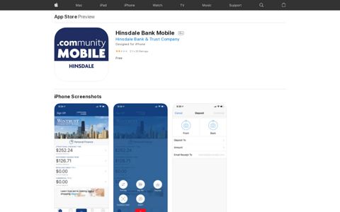 ‎Hinsdale Bank Mobile on the App Store