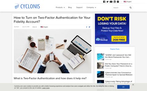 How to Turn on Two-Factor Authentication for Your Fidelity ...