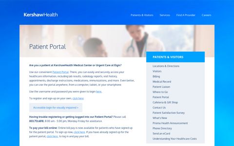 Patient Portal - Kershaw Health