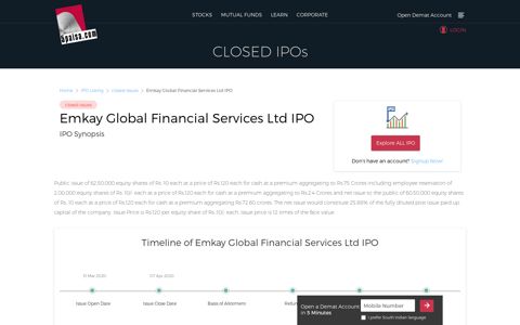 Emkay Global Financial Services Ltd - 5paisa