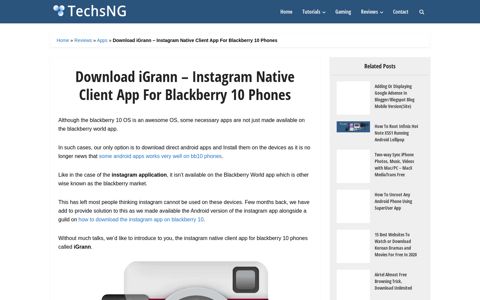 Download iGrann - Instagram Native Client App For ...