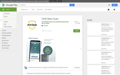 HUK Mein Auto - Apps on Google Play