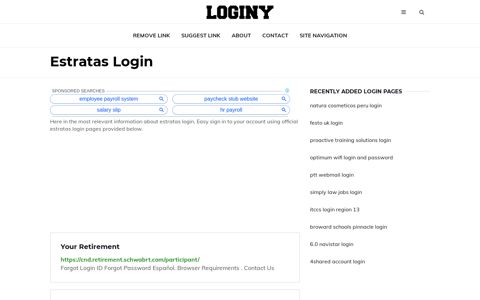 Estratas Login ✔️ One Click Login - loginy.co.uk