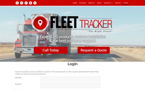 Login | Fleet Tracker