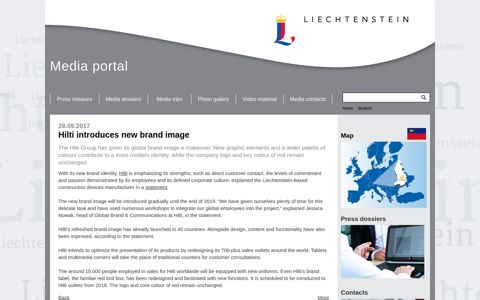 Hilti introduces new brand image – Medienportal Liechtenstein