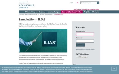 Lernplattform ILIAS | Hochschule Luzern