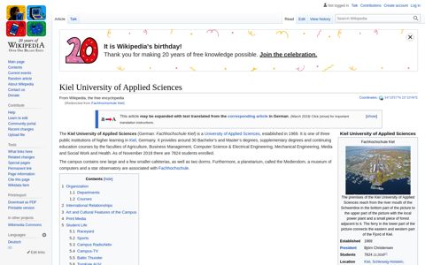 Fachhochschule Kiel - Wikipedia