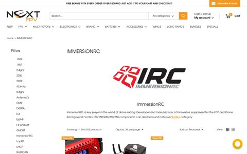 ImmersionRC FPV gear - available from NextFPV Australia