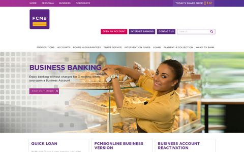 Business Banking | FCMB