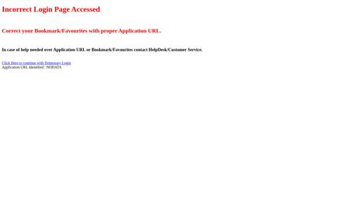 login error - AXA Technology Services