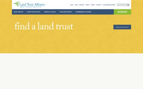Find A Land Trust | Land Trust Alliance