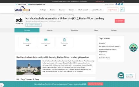 Karlshochschule International University (KIU), Baden ...