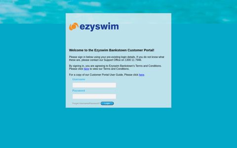 the Ezyswim Bankstown Customer Portal! - Active Carrot