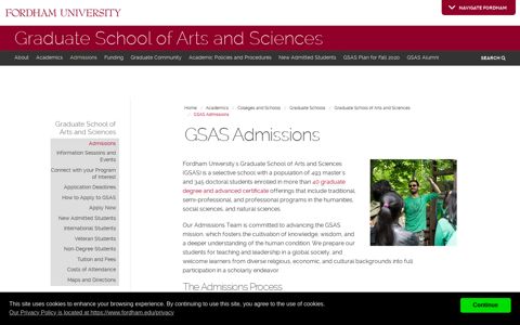 GSAS Admissions | Fordham