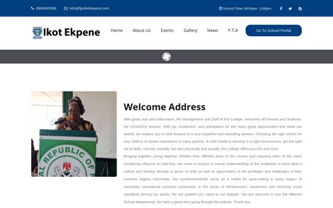 Federal Government College , Ikot Ekpene | School Website
