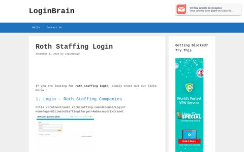 Roth Staffing - Login - Roth Staffing Companies - LoginBrain