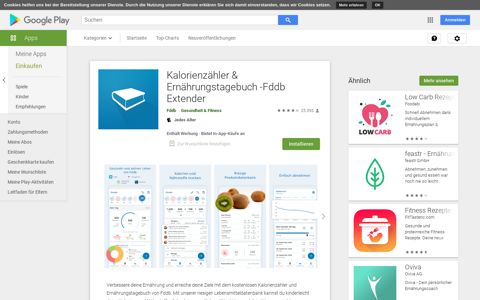 Kalorienzähler - Fddb Extender – Apps bei Google Play