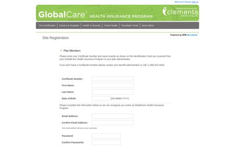 Powered by HTH Worldwide - GlobalCare