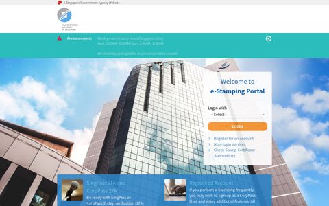 IRAS | e-Stamping Portal