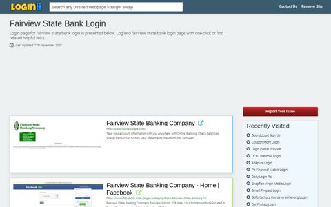 Fairview State Bank Login - Loginii.com