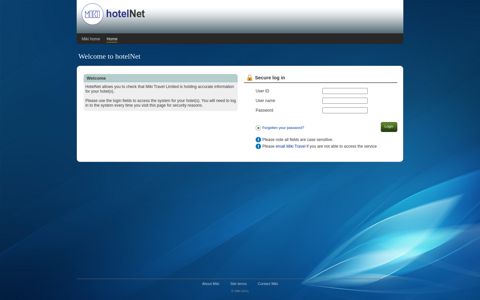 HotelNet - Welcome to hotelNet - mikiNet