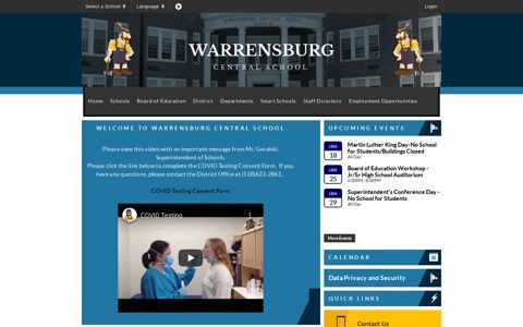 Warrensburg Central School: Home