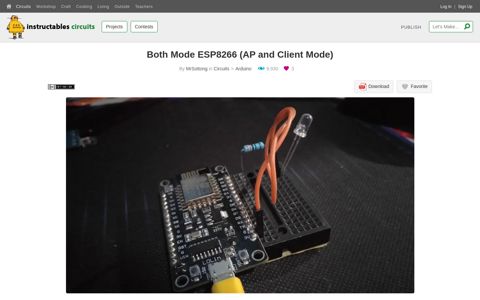 Both Mode ESP8266 (AP and Client Mode) : 3 Steps ...