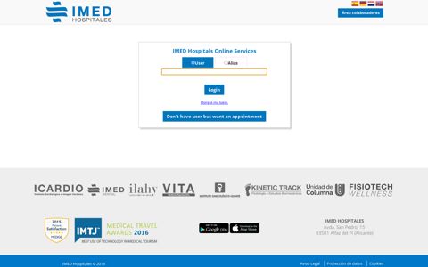 IMED Hospitals Online Services - Citas Online IMED Hospitales