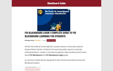 FIU Blackboard Login & Learning Complete step by step Guide