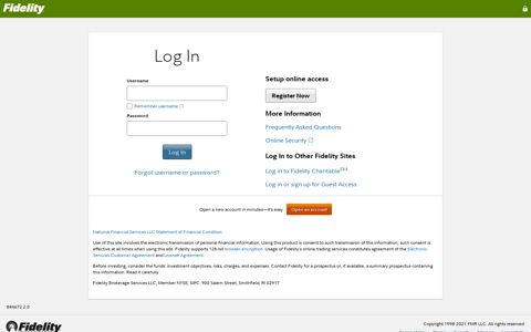Fidelity Login - Fidelity Investments