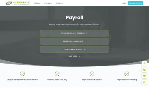 Online Payroll Processing | Greenlink HCM