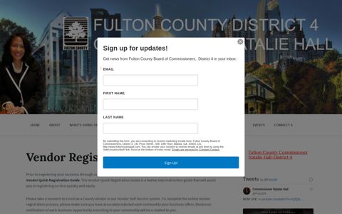 Vendor Registration – Fulton County Commissioner Natalie ...