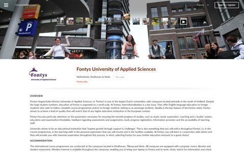Fontys University of Applied Sciences - Apply online ...