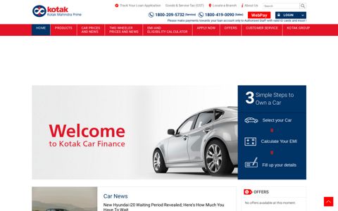 Kotak Car Loan