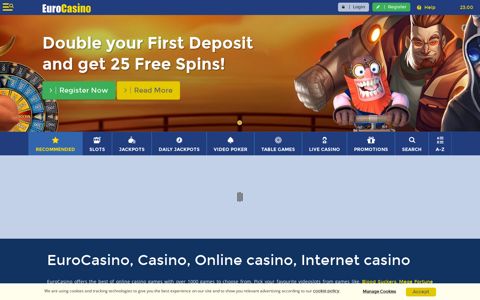 EuroCasino, Europe's favorite online casino