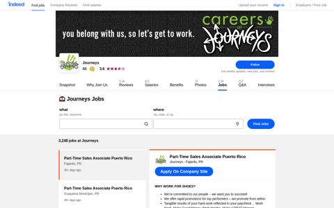 Journeys Jobs and Careers | Indeed.com