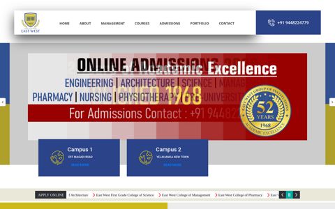 East West Group of Institutions | Website