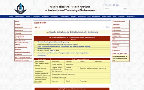 admission-phd - IIT Bhubaneswar