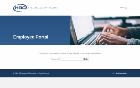 Employee Portal - HBC Specialized Contracting