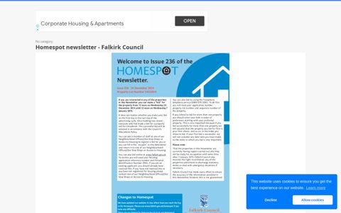Homespot newsletter - Falkirk Council - Paperzz.com