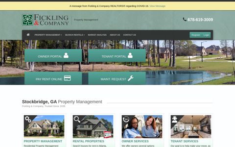 Stockbridge GA Property Management | Fickling & Company